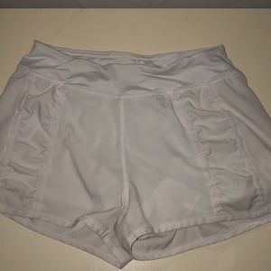 White athletic shorts